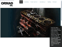 Tablet Screenshot of ormadsrl.com